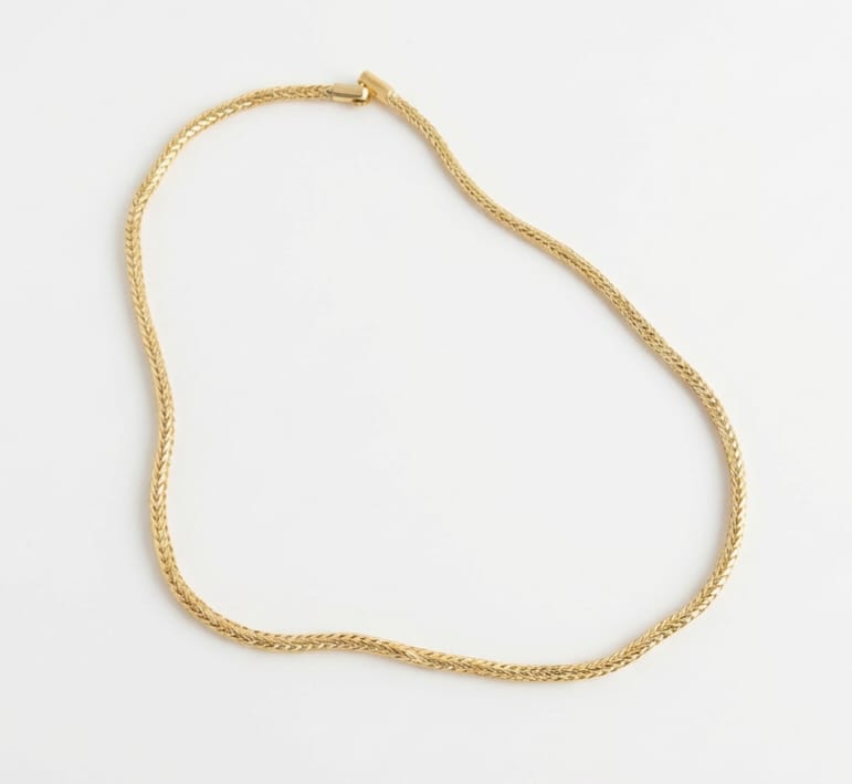 18K gold-plated 10 inches choker necklace