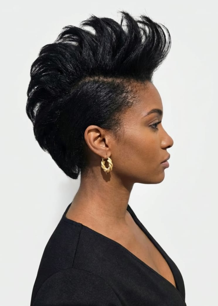 18K gold-plated Twisted hoop earrings for everyday wear