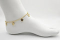 18K Gold-plated charm anklets