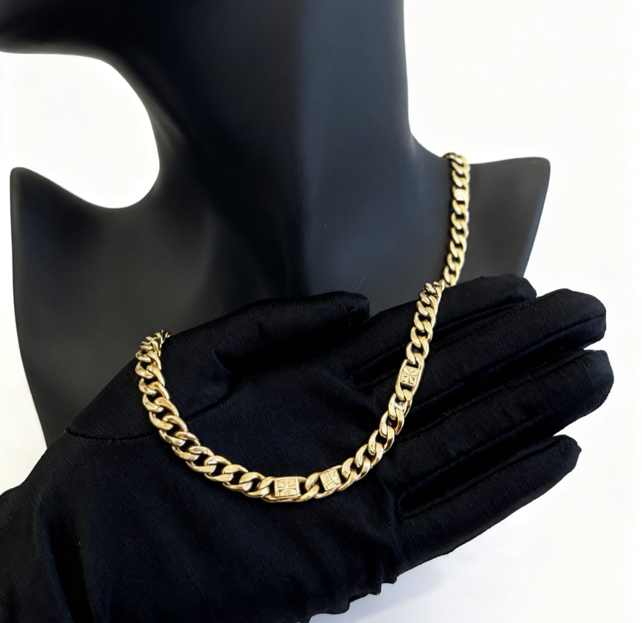 18k Gold-plated chain for men