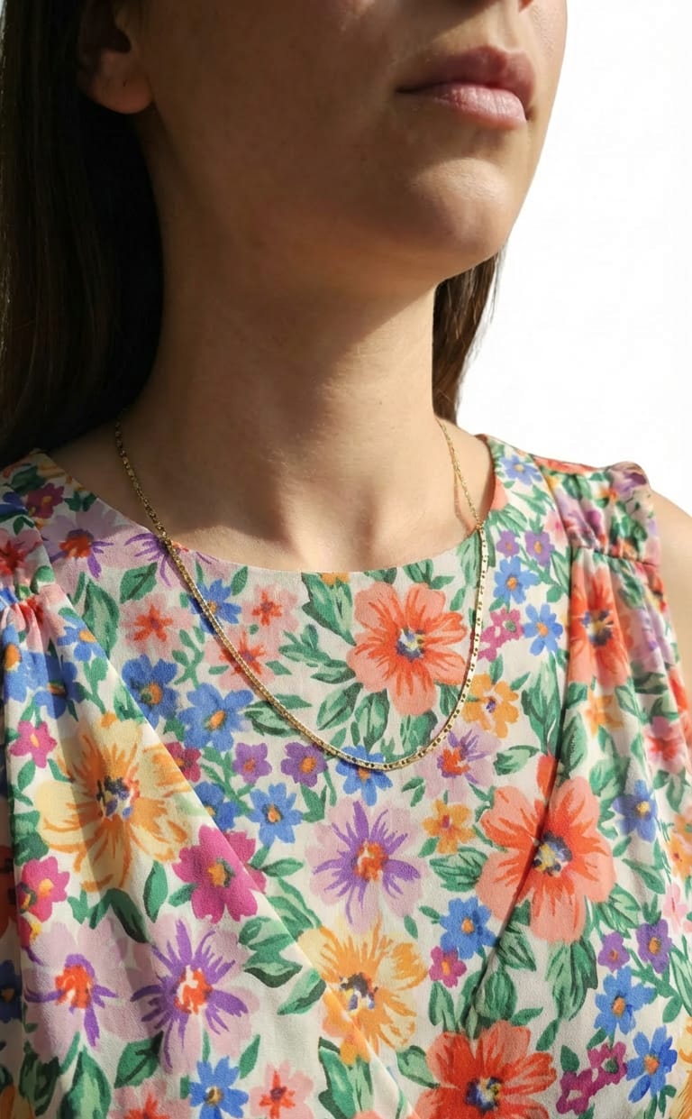 18K Gold-plated neck chain for everyday wear