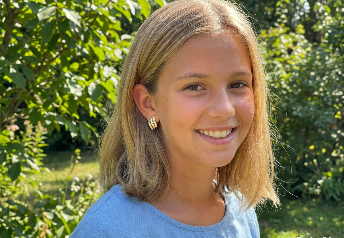 18k gold-plated mini stud earrings