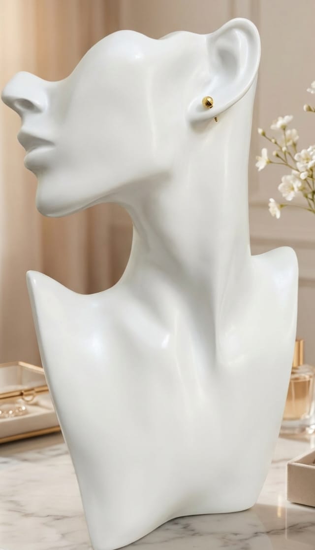 18k gold-plated small studs earring for all ages